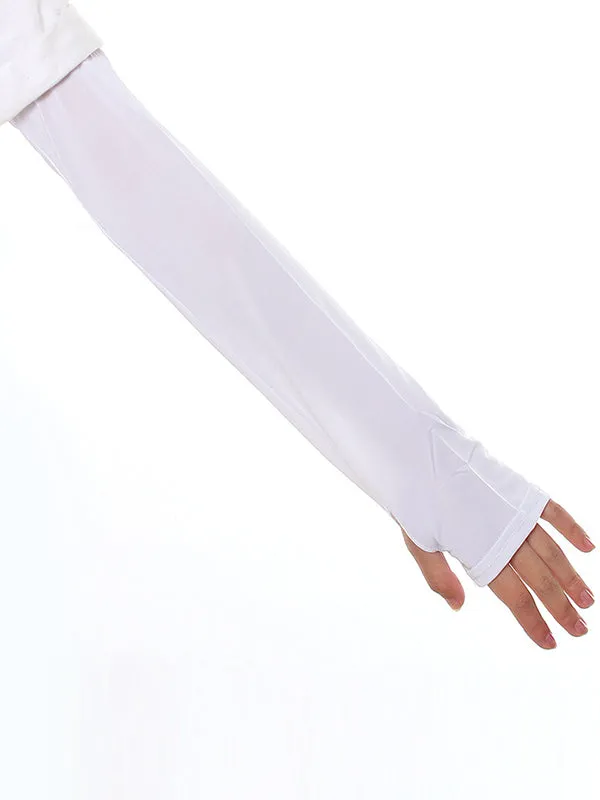 Chicmy-Ice Silk Sun Protection Simple Solid Color Sleevelet