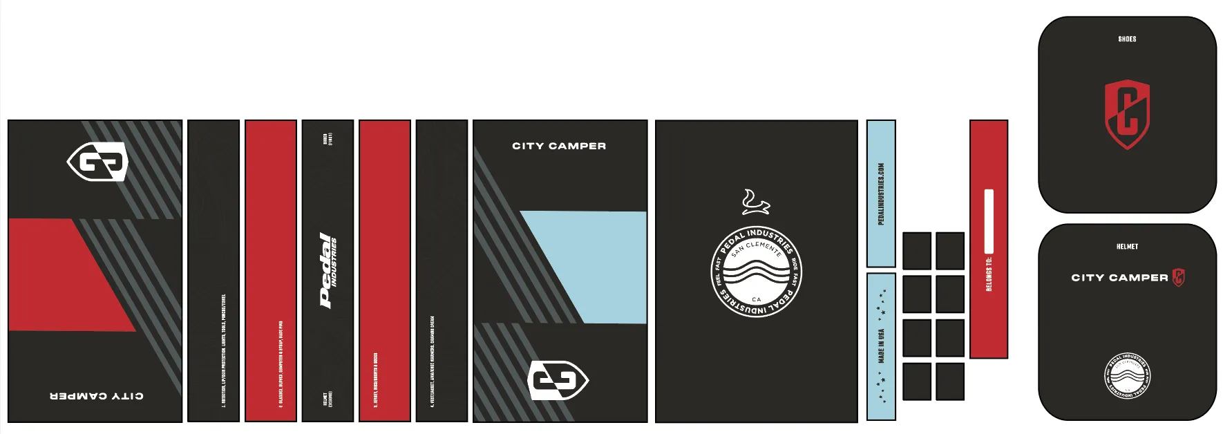 City Camper 2022 RACEDAY BAG™ Black