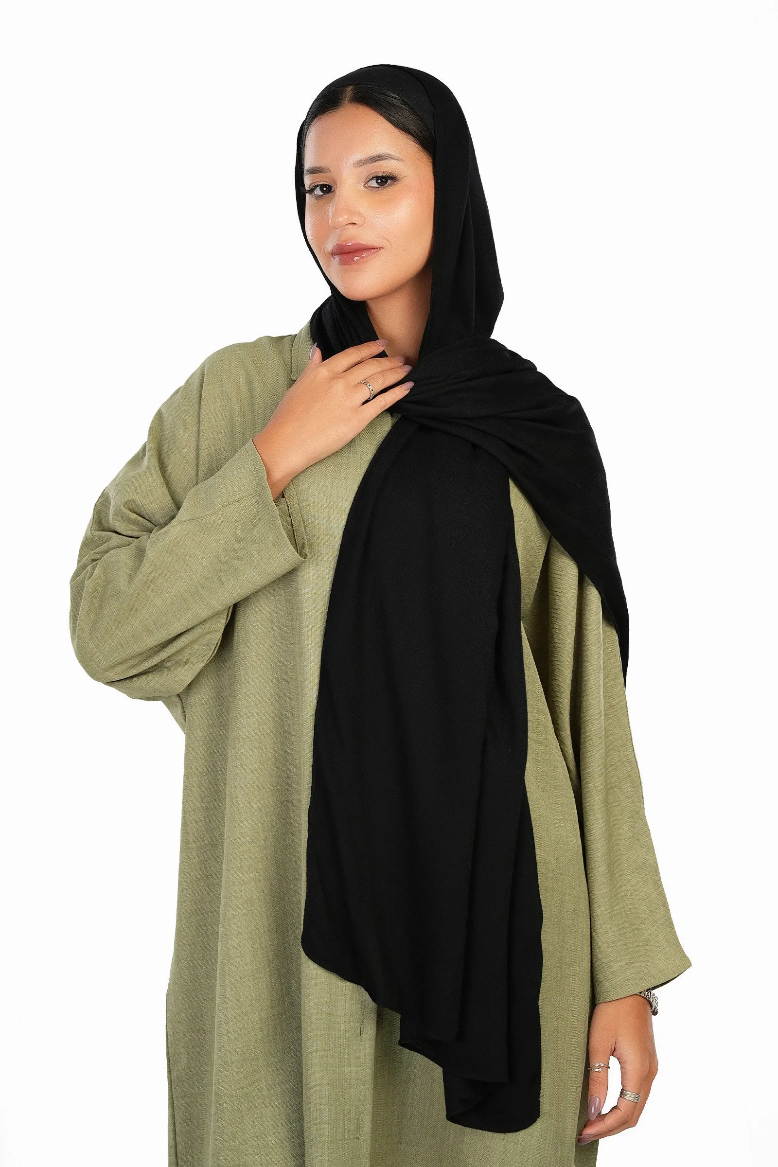 Elegance Solid Pattern Scarf