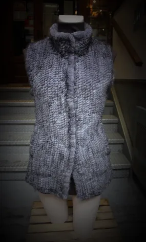 Knit Mink Fur Vest
