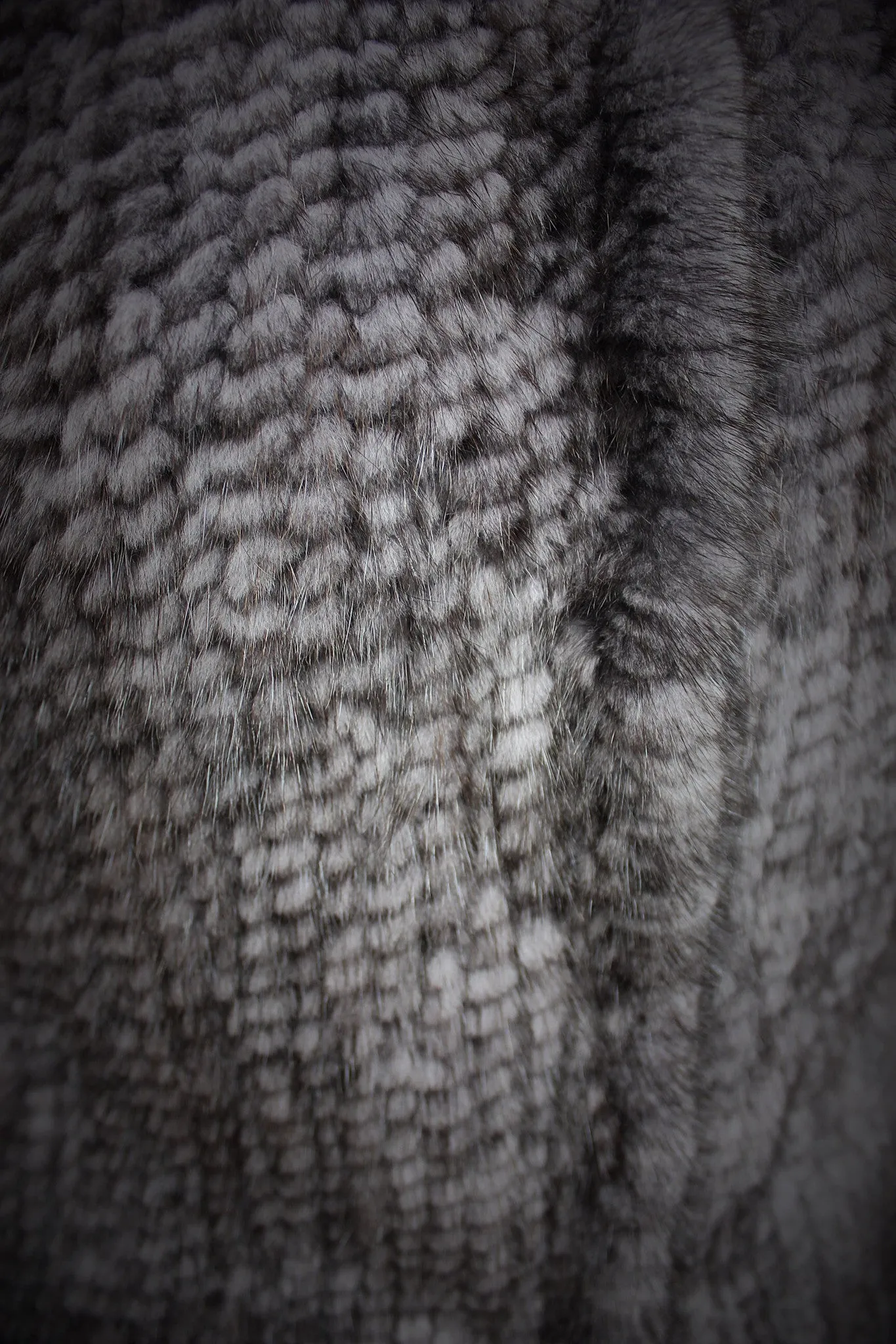 Knit Mink Fur Vest