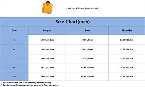 Lailezou Women's V-Neck Knit Sweater Vest Solid Color Argyle Plaid Preppy Style Sleeveless Crop Knit Vest Red