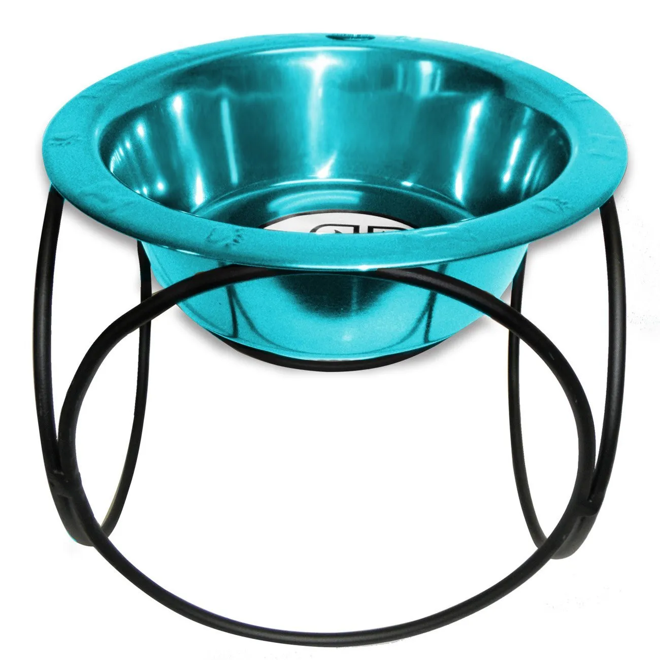 Platinum Pets Olympic Single Raised Feeder Wide Rimmed Dog Bowl (1 x 4 Cups)