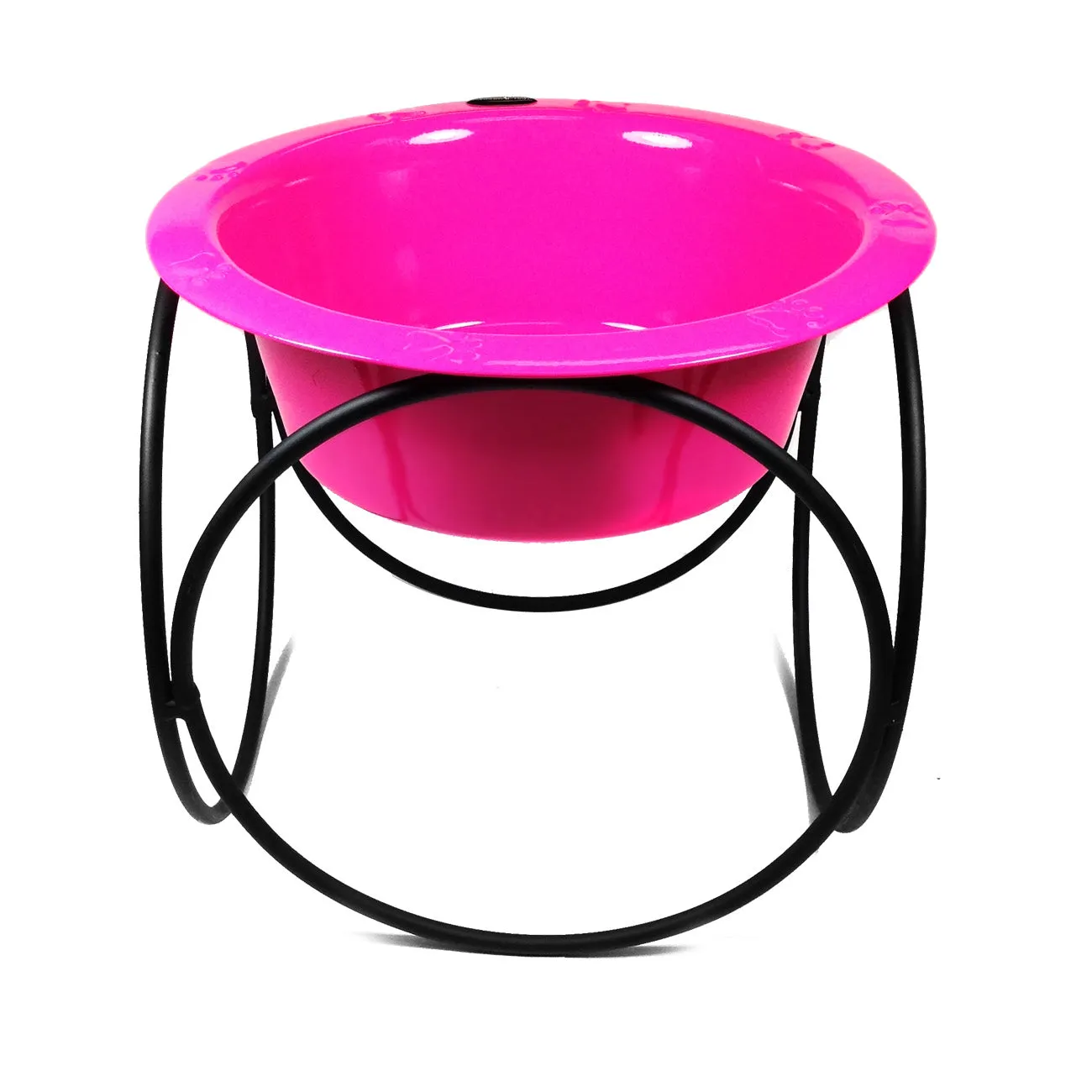 Platinum Pets Olympic Single Raised Feeder Wide Rimmed Dog Bowl (1 x 4 Cups)