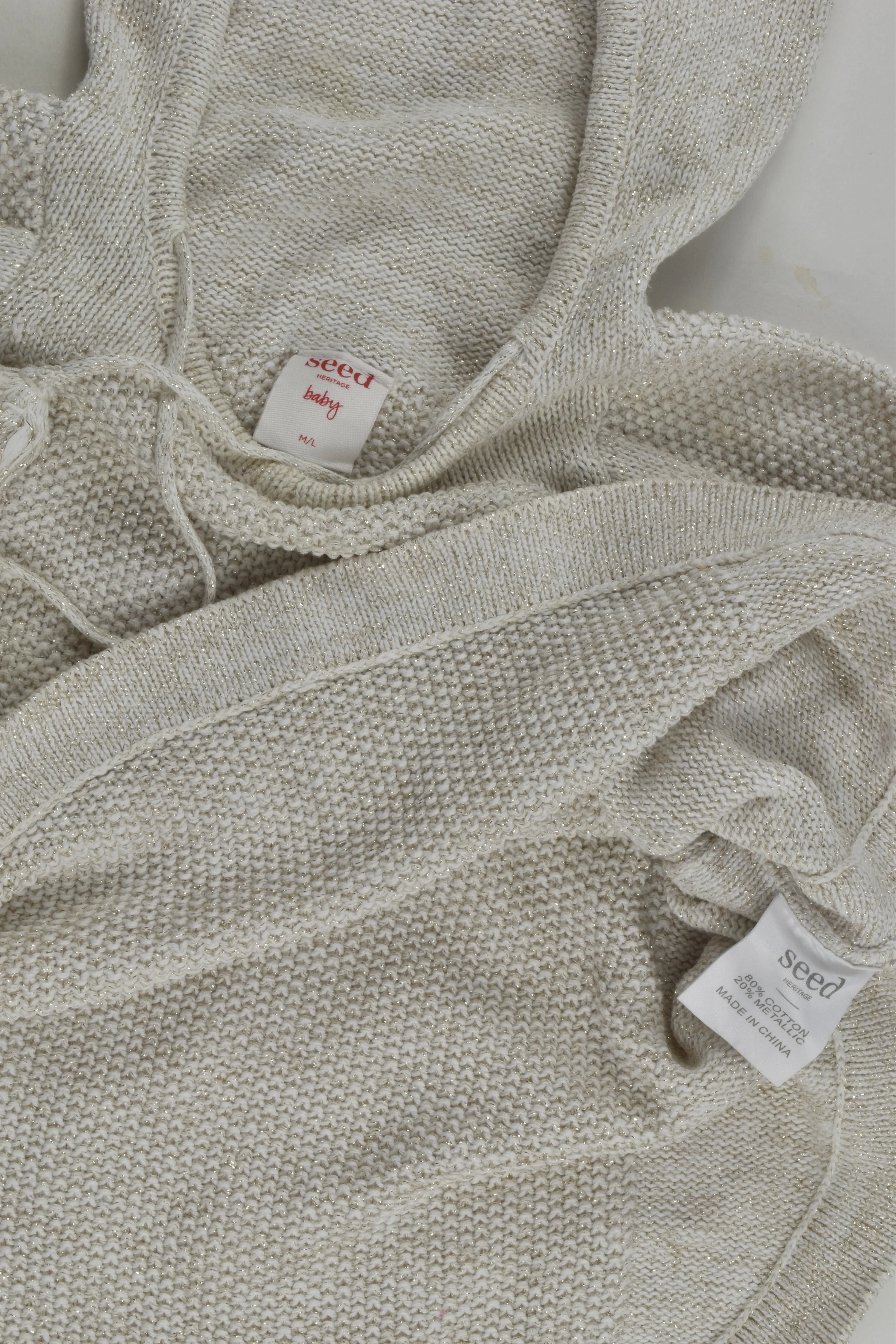 Seed Heritage Size 1-2 Poncho Jumper