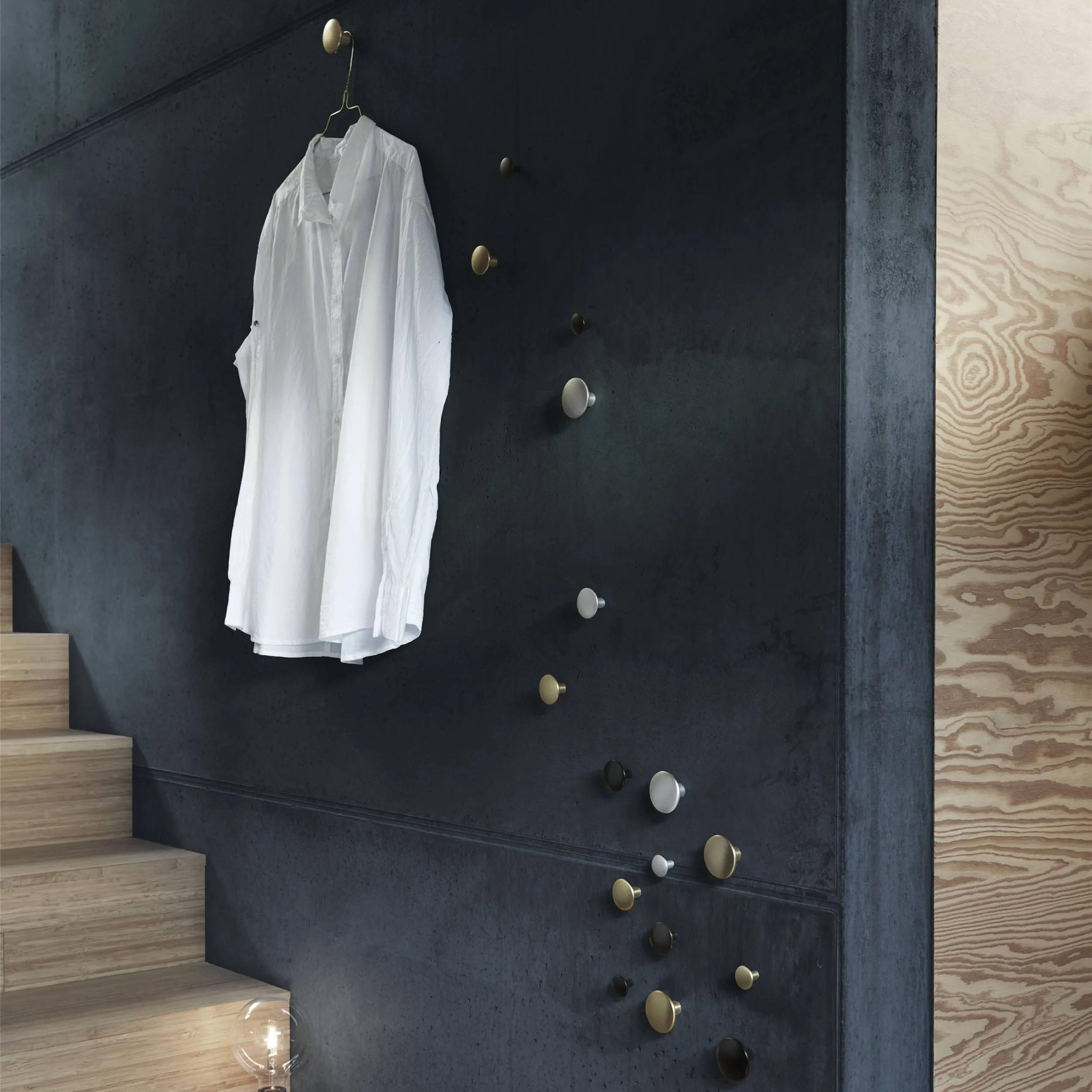 The Dots Metal Coat Hooks - Quick Ship