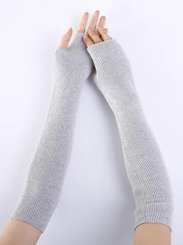 Wenkouban-Christmas Thanksgiving Knitted 7 Colors Sleevelet Accessories
