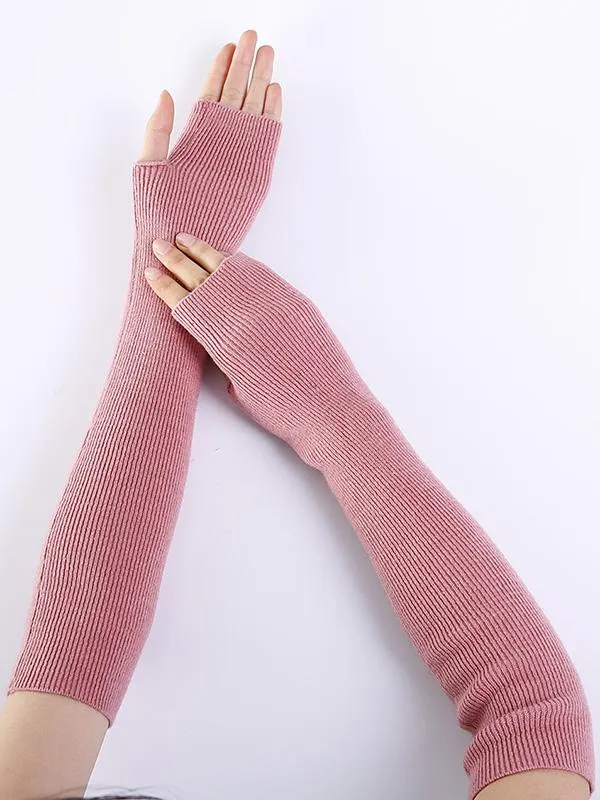 Wenkouban-Christmas Thanksgiving Knitted 7 Colors Sleevelet Accessories